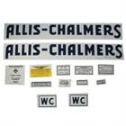 100128 | Allis Chalmers Decal Set | WC 1939-40 | Mylar | Allis Chalmers WC |
