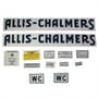 100128 | Allis Chalmers Decal Set | WC 1939-40 | Mylar | Allis Chalmers WC | 100128 | Allis Chalmers Decal Set | WC 1939-40 | Mylar | Allis Chalmers WC |