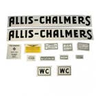 100129 | Allis Chalmers Decal Set | WC 1941-48 | Mylar | Allis Chalmers WC |