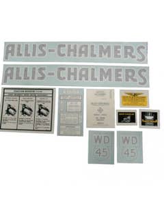 100189 | Allis Chalmers Decal Set | WD45 | Vinyl | Allis Chalmers WD45 |