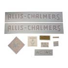 100174 | Allis Chalmers WC Decal Set | Blue with Border | Vinyl | Allis Chalmers WC |