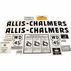 100140 | Allis Chalmers WD45 Decal Set | Black | Mylar | Allis Chalmers WD45 |