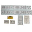 100180 | Allis Chalmers WF Decal Set | Black with Long A & S | Vinyl | Allis Chalmers WF |