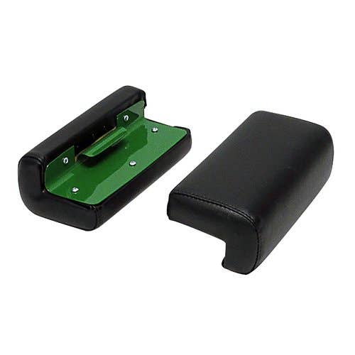 178435 | Armrest Set with Clip-On Metal Frame - Vinyl | Black | John Deere A B D G R 50 50 60 70 70 80 80 520 530 620 630 720 730 820 830 | International | Farmall | IH A B Cub Cub Lo-Boy Super A 130 140 140 300 350 460 |  | AA6022R