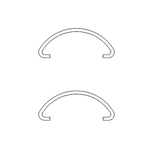 192176 | Axle Drive Shaft Collar Retaining Clip | 2 Pack | Case IH CPX610 CPX620 620 625 2166 2344 2366 2377 2388 2577 2588 5088 6088 7088 |  | 245105A2 | 245105A1 | AV101492