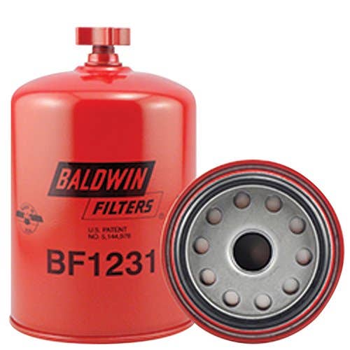 125835 | Baldwin® Fuel/Water Separator Filter with Drain | Ford 8670 8770 8870 8970 | New Holland CR920 CR940 CX720 CX840 TR87 TR88 TR89 TR98 TR99 TX66 TX68 1089 1095 8670 8670A 8770 |  | BF1231 | P551057 | FS1287, FS19930 | PS7171 | WF10015 | 87840136