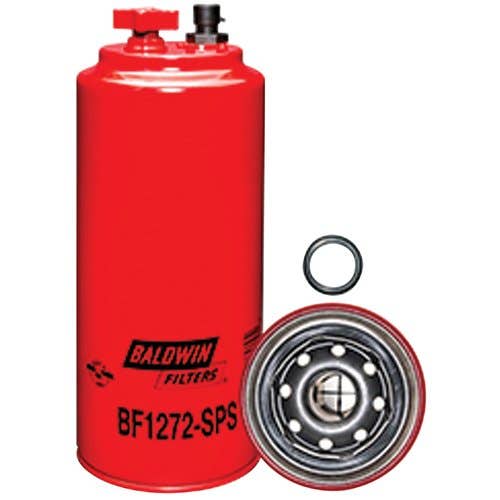 126259 | Baldwin® Fuel/Water Separator Filter with Drain | Sensor Port | and Sensor | Case IH CPX610 CPX620 FLX3010 FLX3300B FLX3510 FLX4010 FLX4300 FLX4375 FLX4510 MX240 MX255 MX270 |  | BF1272-SPS | P551122 | FS1022 | PS8689 | 33422 | J800394 | 3800394