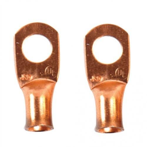 Battery Cable Lugs Copper 4 Gauge 5/16 Battery Cable Lugs Copper 4 Gauge 5/16