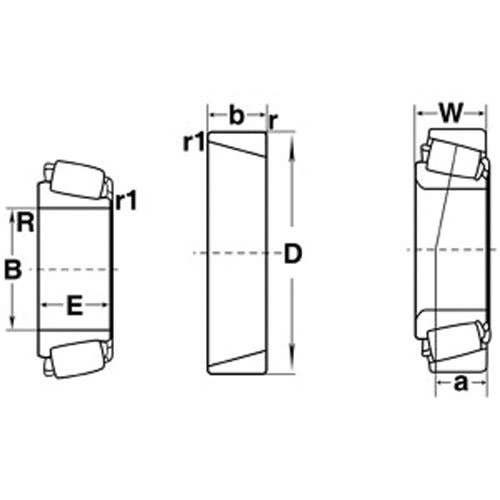 Bearing Cup fits Massey Ferguson 205 300 550 750 760 831077M1 fits Allis Chalmers 70227666 fits AGCO BR70227666 fits Bush Hog 146242BH Bearing Cup fits Massey Ferguson 205 300 550 750 760 831077M1 fits Allis Chalmers 70227666 fits AGCO BR70227666 fits Bush Hog 146242BH