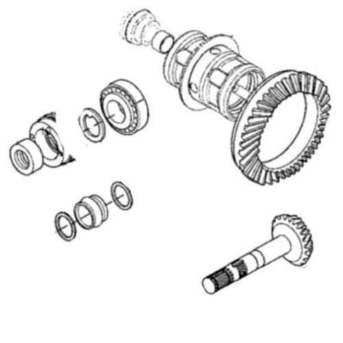 154548 | Bevel Gear and Pinion Kit | John Deere 5045E 5065E 5075E 5082E 5090E 5090EH 5103 5105 5203 5205 5220 5225 5303 5310 5320 5325 5403 5415 5415H 5420 5425 5425H 5503 5520 5525 5603 5610 5615 5625 5715 5715HC 5725 |  | 68147 | RE204873