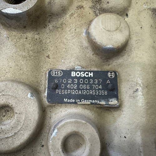 Used Fuel Injection Pump fits Walker 44 3927359 fits Bosch 0-402-066-704 PES6P120A120RS3358 Used Fuel Injection Pump fits Walker 44 3927359 fits Bosch 0-402-066-704 PES6P120A120RS3358