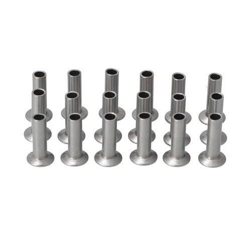189218 | Brake Pad Rivets | 18 Pack | John Deere 570 570A 570A 644A 644A 644B 644B 700A 700A 743A 760A 760A 860 860 3010 4000 4010 4020 4040 4050 4230 4240 4250 4320 4430 4440 4450 5010 5020 6030 |  | D2593R