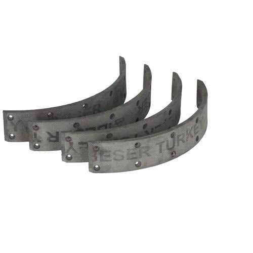 105701 | Brake Shoe Lining Set of 4 | Ford Dexta Super Dexta | Massey Ferguson 35 35X 135 175 178 231 240 240P |  | 81717321 | 117247ESA | 3620602M91 | 957E2021B | 1810345M91 | 1851062M91 | 1851063M91 | 202631