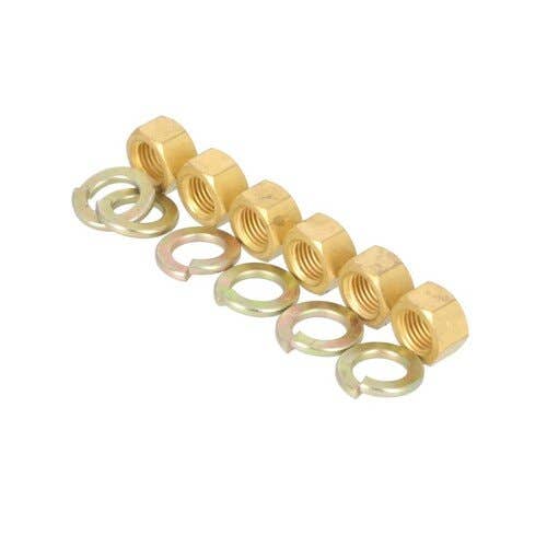 Brass Manifold Nut Kit fits Case 420 25-117 fits Massey Ferguson 915003 fits Ford 2000 4000 2000 4000 34673SB fits Allis Chalmers 70237091 Brass Manifold Nut Kit fits Case 420 25-117 fits Massey Ferguson 915003 fits Ford 2000 4000 2000 4000 34673SB fits Allis Chalmers 70237091