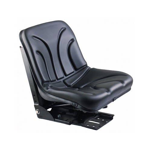 168773 | Bucket Seat | Black Vinyl with Mechanical Suspension | Allis Chalmers 5040 5045 5050 6140 | Case IH 2120 2130 2140 2150 | Ford 5640 6640 7740 7840 8240 8340 | John Deere 940 1020 1030 1040 1120 1130 1140 1630 1640 1830 2020 2020 2030 2040 |