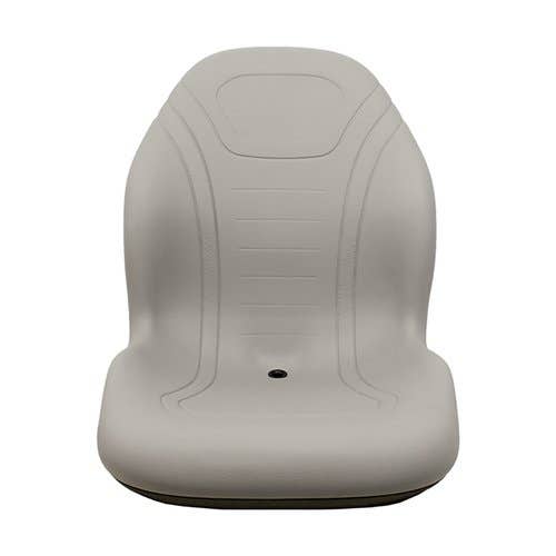 Bucket Seat - Vinyl Gray fits John Deere 2520 3120 4300 4320 4520 LVA12909 LVA14067 MG861683 MG9601473 fits Case fits Caterpillar fits Case IH Bucket Seat - Vinyl Gray fits John Deere 2520 3120 4300 4320 4520 LVA12909 LVA14067 MG861683 MG9601473 fits Case fits Caterpillar fits Case IH
