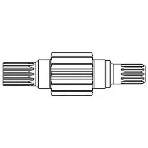 111852 | Bull Pinion Shaft | International | Farmall | IH 1086 1486 3688 4386 4586 6788 |  | 104657C1