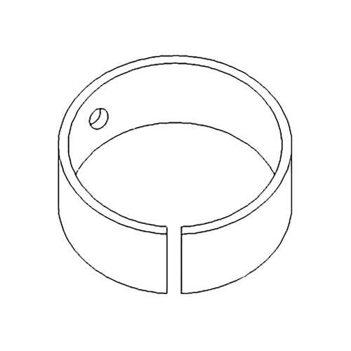 Bushing - Cleaning Shoe Pivot Frame fits New Holland 87689278 fits Case IH Magnum 180 Magnum 190 Magnum 210 Magnum 225 Puma 165 Puma 185 80429232