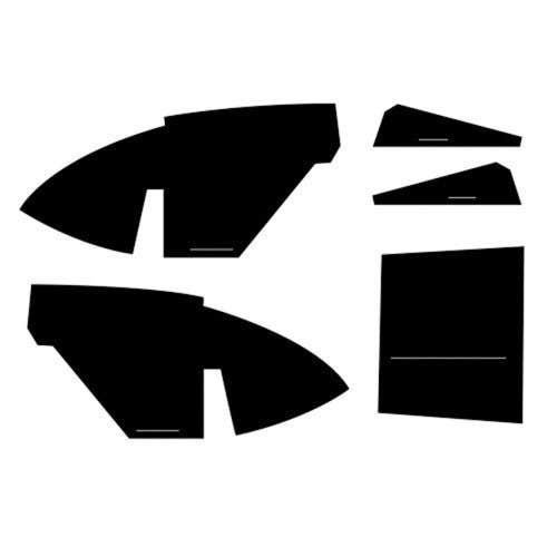 112707 | Cab Foam Cab Kit with Headliner - Black | International | Farmall | IH Hydro 100 966 1066 1466 1566 1568 |