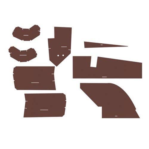 112812 | Cab Foam Cab Kit without Headliner -  Saddle Tan | Allis Chalmers 8010 8030 8050 8070 |