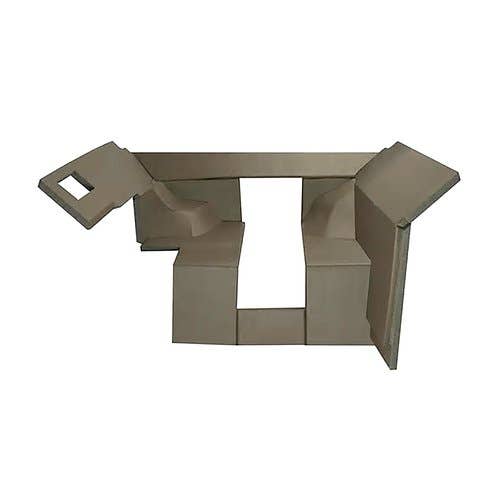 168831 | Cab Foam EZ Cab Kit | Vinyl with Formed Plastic - Brown | John Deere 4050 4250 4450 4650 4850 |