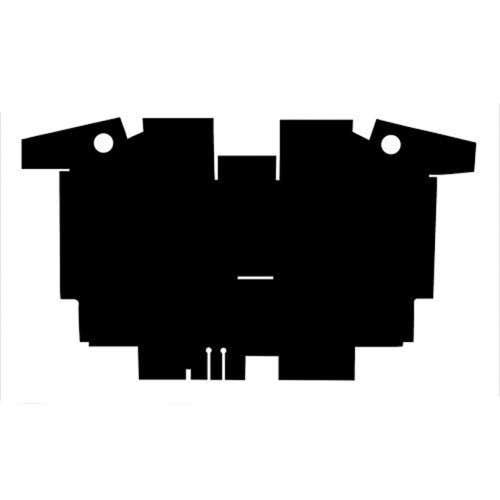 112737 | Cab Foam Floor Mat for Hydraulic Seat - Black | International | Farmall | IH Hydro 186 886 986 1086 1486 1586 |
