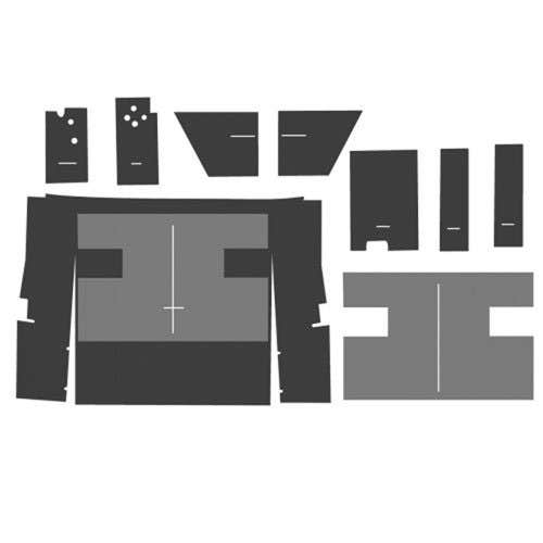 112731 | Cab Foam Kit less Headliner | Black Basket Weave | International | Farmall | IH Hydro 186 886 986 1086 1486 1586 |