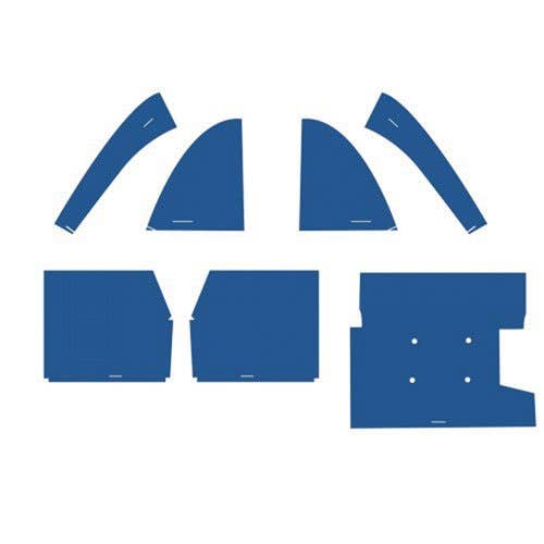 Cab Foam Kit less Headliner Blue fits Ford TW10 TW20 8700 9700 TW30 Cab Foam Kit less Headliner Blue fits Ford TW10 TW20 8700 9700 TW30