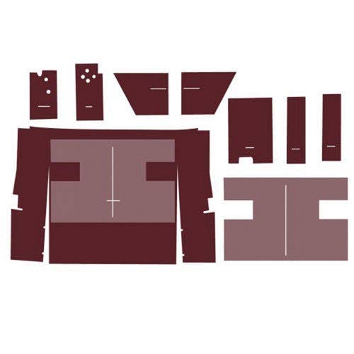 112741 | Cab Foam Kit Less Headliner -  Maroon | International | Farmall | IH Hydro 186 886 986 1086 1486 1586 |