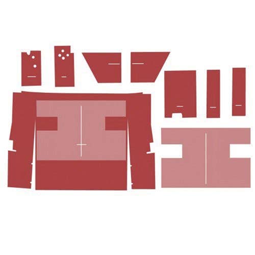 112742 | Cab Foam Kit Less Headliner -  Red | International | Farmall | IH Hydro 186 886 986 1086 1486 1586 |