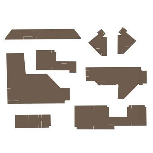 112890 | Cab Foam Kit less Headliner - Sailcloth Tan | John Deere 2355 2555 2755 2955 3055 3155 3255 |