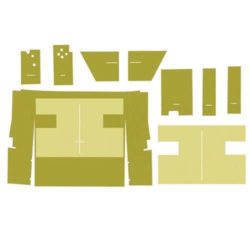 Cab Foam Kit less Headliner - Western Design Brown fits International Hydro 186 886 986 1086 1486 1586 