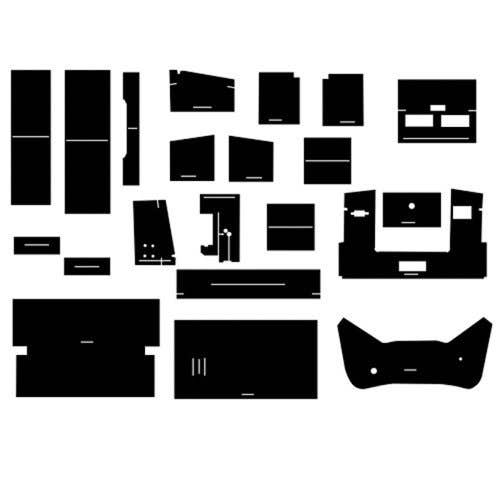 112728 | Cab Foam Kit with Headliner - Black | International | Farmall | IH 4386 4586 4786 |