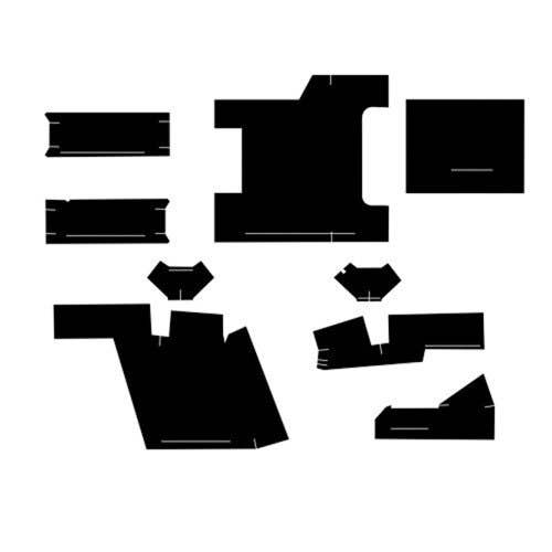 112782 | Cab Foam Kit with Headliner | Black | Case 2390 2590 |  | K62390