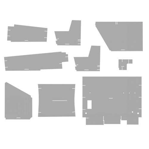 112796 | Cab Foam Kit with Headliner | Gray | Case 4494 4694 4894 4994 | Case IH 4494 4694 4894 |