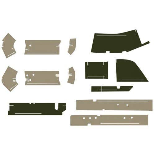 Cab Foam Kit with Post Pieces Less Headliner - Multi-Brown/Sailcloth Tan fits John Deere 7200 7400 7800 7210 7410 7510 7600 7610 7700 7710 7810 Cab Foam Kit with Post Pieces Less Headliner - Multi-Brown/Sailcloth Tan fits John Deere 7200 7400 7800 7210 7410 7510 7600 7610 7700 7710 7810