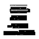 112867 | Cab Foam Post Kit | Black | John Deere 8440 8640 |