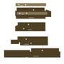 112876 | Cab Foam Post Kit - Brown | John Deere 8450 8650 8850 | 112876 | Cab Foam Post Kit - Brown | John Deere 8450 8650 8850 |