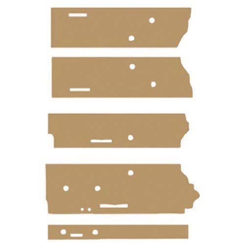 110632 | Cab Foam Post Kit - Sailcloth Tan | John Deere 4055 4255 4455 4555 4560 4755 4760 4955 4960 |