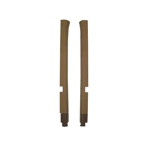 Cab Foam Post Set Front - Sailcloth Tan fits John Deere 7200 7210 7400 7410 7515 7600 7610 7700 7710 7800 7810 RE43448 RE43449 RE187257 RE187258