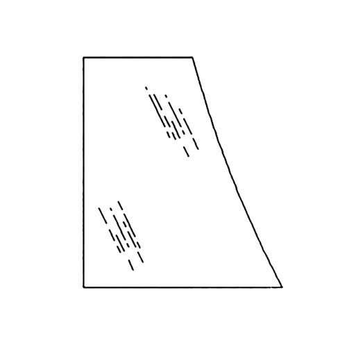 150463 | Cab Glass - Door | Lower | Left Hand | John Deere 1640 2040 2040S 2140 2250 2350 2355 2450 2550 2555 2650 2750 2755 2850 2950 2955 3040 3050 3055 3140 3150 3155 3255 3350 3640 3650 |  | L62577