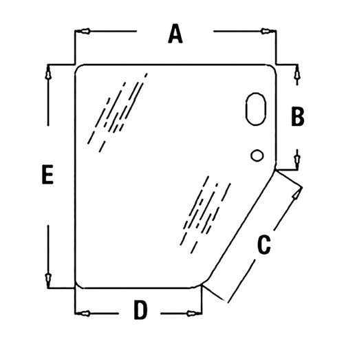 150593 | Cab Glass - Door | Lower | Left Hand | John Deere 300D 300D 310 310D 310D 310E 310E 310SE 310SE 315 315 315D 315SE 410 410D 410D 410E 410E 510 510 510D 510D 710D 710D |  | T133336