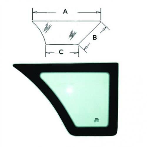 117652 | Cab Glass - Door | Lower | Right Hand | Case 570LXT 570LXT 570MXT 570MXT 580K 580K 580L 580L 580SK 580SK 580 Super L 580 Super L 590 590 590 Super L 590 Super L |  | R52884