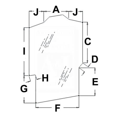 112660 | Cab Glass - Door | Case 40XT 60XT 70XT |  | 428890A1 | 86988661