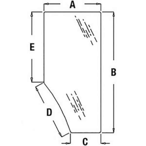 150458 | Cab Glass - Door | Right Hand | John Deere 7220 7320 7420 7520 |  | L170677 | L78989