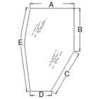 123201 | Cab Glass - Door | Tinted | Left Hand | Kubota M4900 M5700 M6800 M8200 M9000 | | 3A751-70770