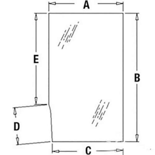 150493 | Cab Glass | Door | Upper - Left Hand | John Deere 210 210C 310 310C 315 315C 315CH 410 410B 410C 415 415B 510 510B 510C 515 515B 610 610B 610C 710 710B 710C |  | T113463 | T70692