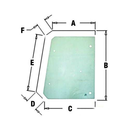 127202 | Cab Glass - Door | Upper | Right Hand or Left Hand | John Deere 310G 310G 310J 310J 310SG 310SG 310SJ 310SJ 315SG 410G 410G 410J 410J 710G 710G 710J 710J |  | T164707