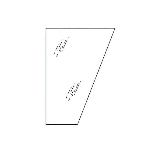 117653 | Cab Glass - Lower Knee | Left Hand | Case 570LXT 570LXT 570MXT 570MXT 580L 580L 580SK 580SK 580 Super L 580 Super L 590 590 |  | 107234A1