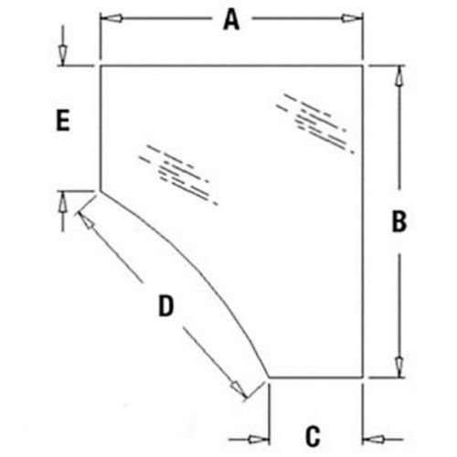 150489 | Cab Glass - Lower Left Hand Door | Case 580M 580M 580 Super M 580 Super M 580 Super M Plus 590 Super M |  | 338426A1
